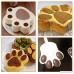 WARMWIND Silicone Dog Molds Food Grade Chocolate Candy Biscuit Molds Puppy Bone Paw Molds Healthy Dog Treats Reusable Ice Cube Trays Dishwasher Safe Pink Purple(Set of 3) - B0794STSB1